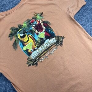 Newport Blue Birds Of A Feather‎ Party Together Parrot T Shirt Size XL Humor